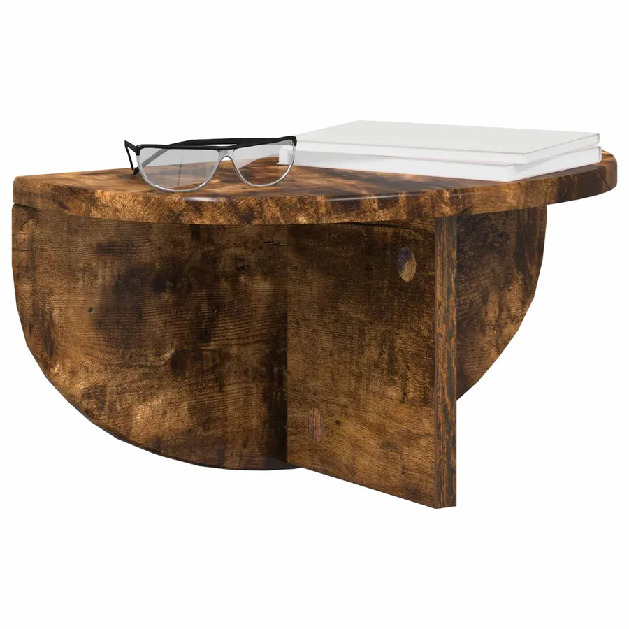 Étagère Murale Chêne fumé 38 x 19 x 19 cm Bois d'ingénierie - 3