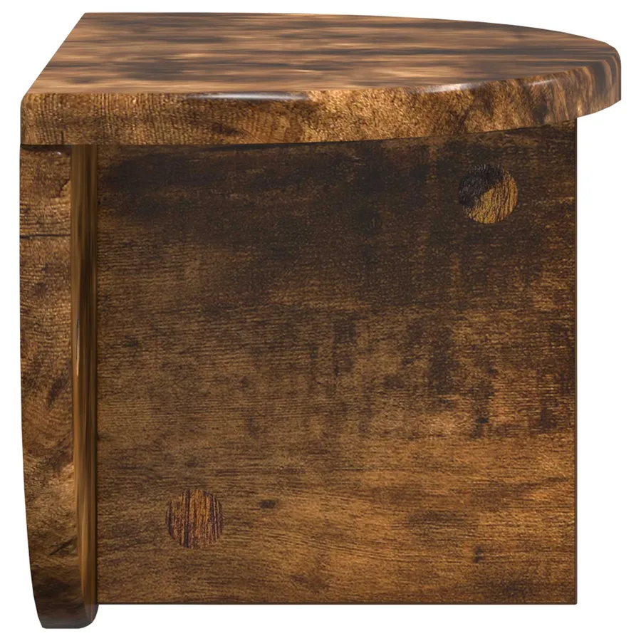 Étagère Murale Chêne fumé 38 x 19 x 19 cm Bois d'ingénierie - 6
