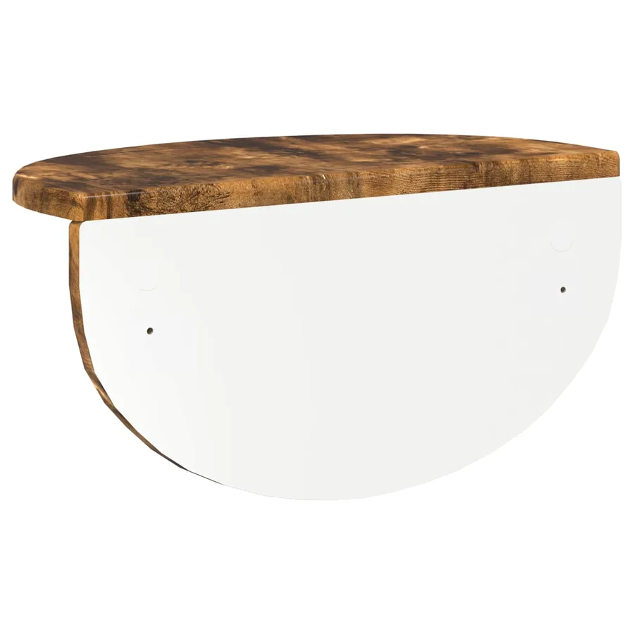 Étagère Murale Chêne fumé 38 x 19 x 19 cm Bois d'ingénierie - 7