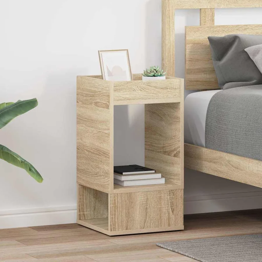 Table d'appoint 2 pcs Chêne Sonoma 30 x 30 x 56 cm