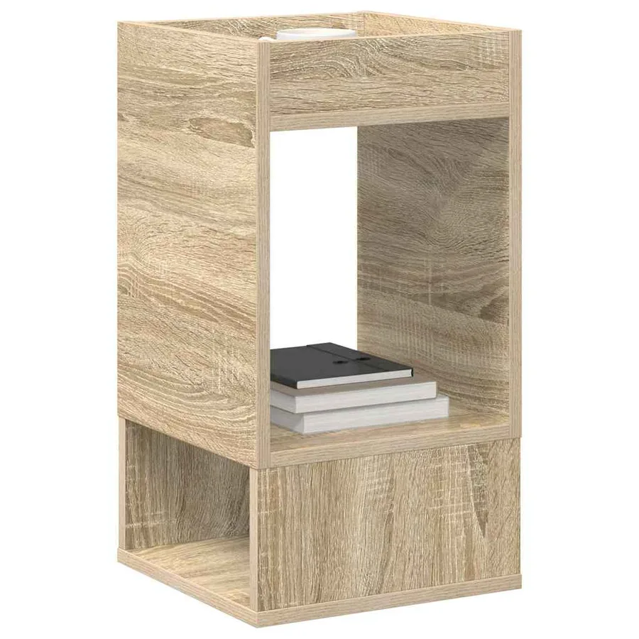 Table d'appoint 2 pcs Chêne Sonoma 30 x 30 x 56 cm - 3