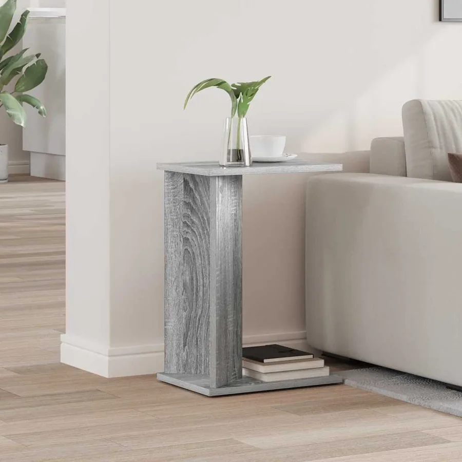 Table d'appoint Gris Sonoma 35 x 25 x 50 cm Bois d'ingénierie
