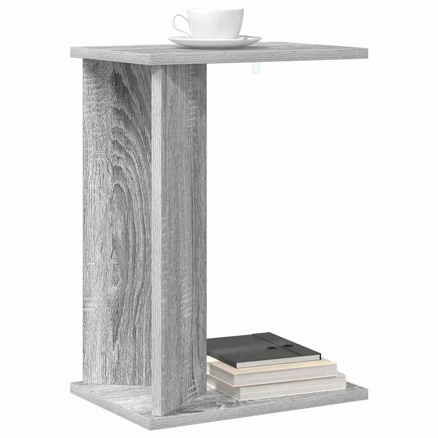 Table d'appoint Gris Sonoma 35 x 25 x 50 cm Bois d'ingénierie - 3