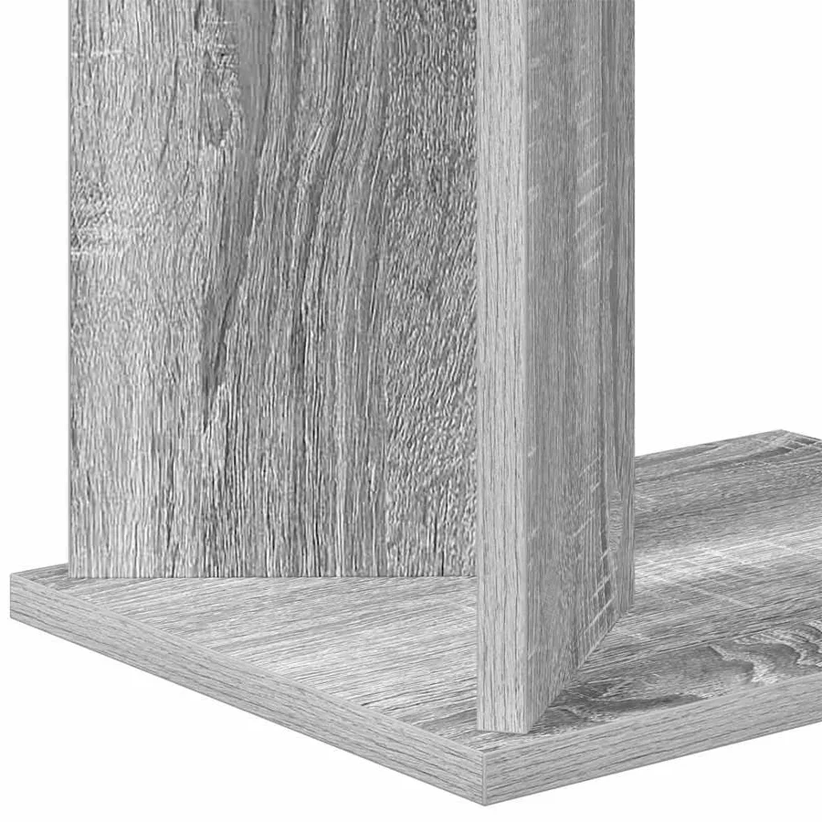 Table d'appoint Gris Sonoma 35 x 25 x 50 cm Bois d'ingénierie - 9