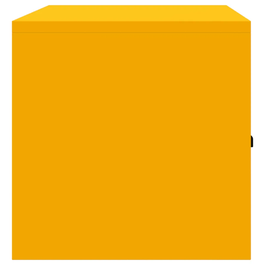 Armoire de rangement Jaune moutarde 90 x 40 x 40 cm Acier - 7