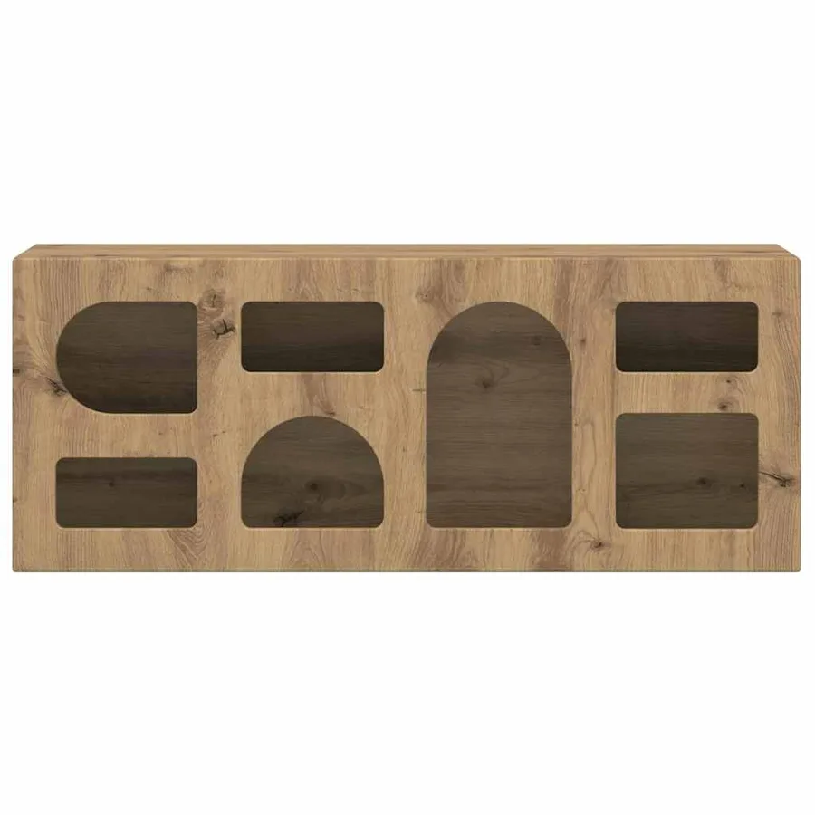 Meuble TV ELST 100 x 35 x 40 cm Chêne artisanal - 5