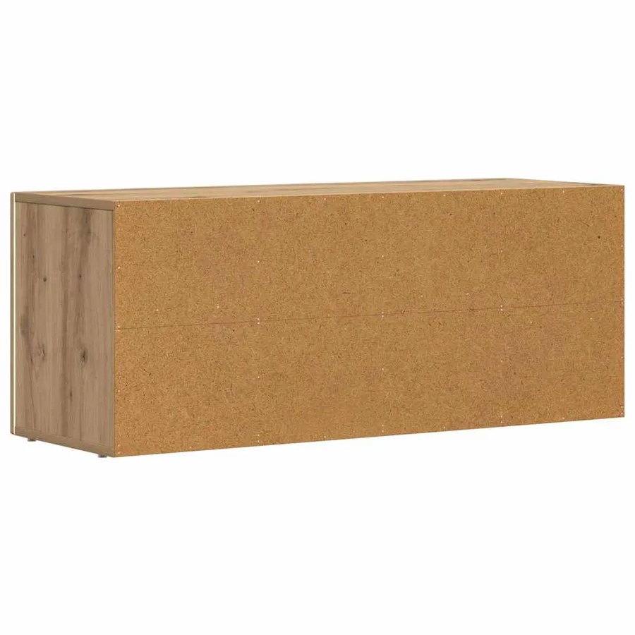 Meuble TV ELST 100 x 35 x 40 cm Chêne artisanal - 7