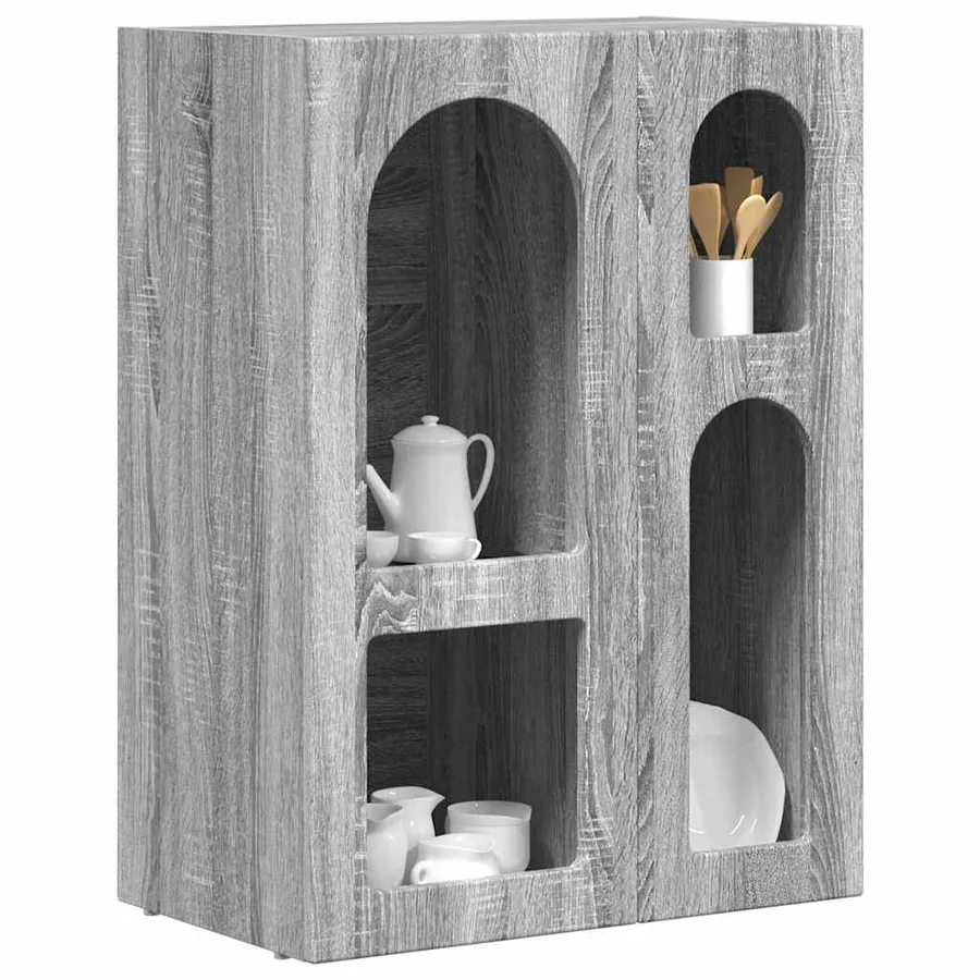 Buffet ELST Gris Sonoma 59 x 35 x 80,5 cm Bois d'ingénierie - 3