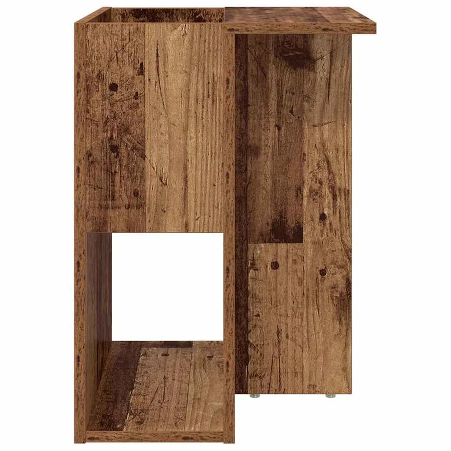 Table d'appoint Bois ancien 35 x 40 x 55 cm Bois d'ingénierie - 6