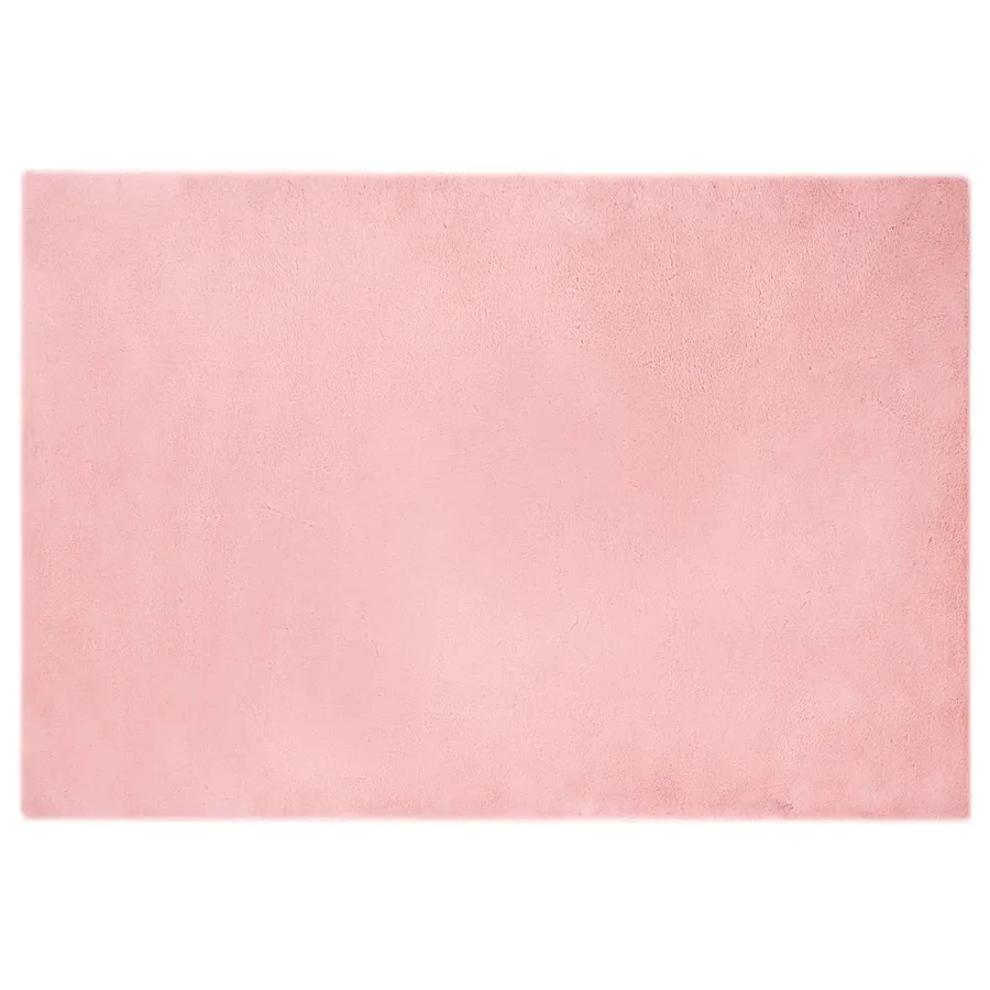 Tapis antidérapant en fausse de lapin OLITE Rose 120 x 170 cm - 2