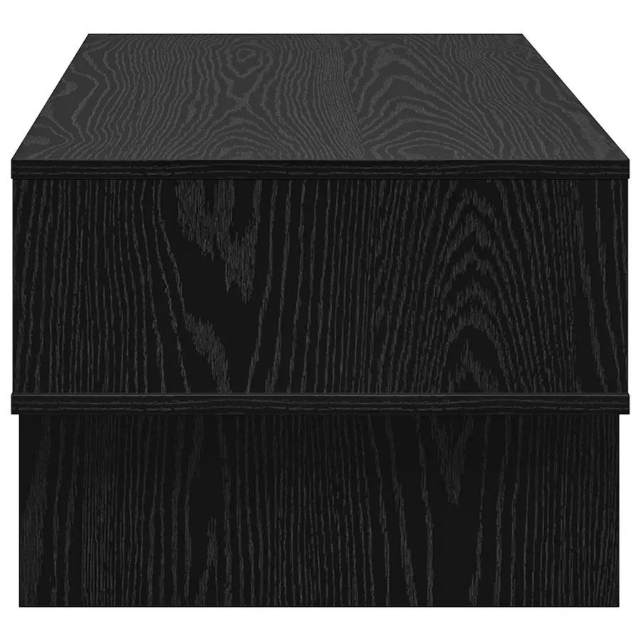 Table basse Chêne noir 100 x 46 x 35 cm Bois d'ingénierie - 6