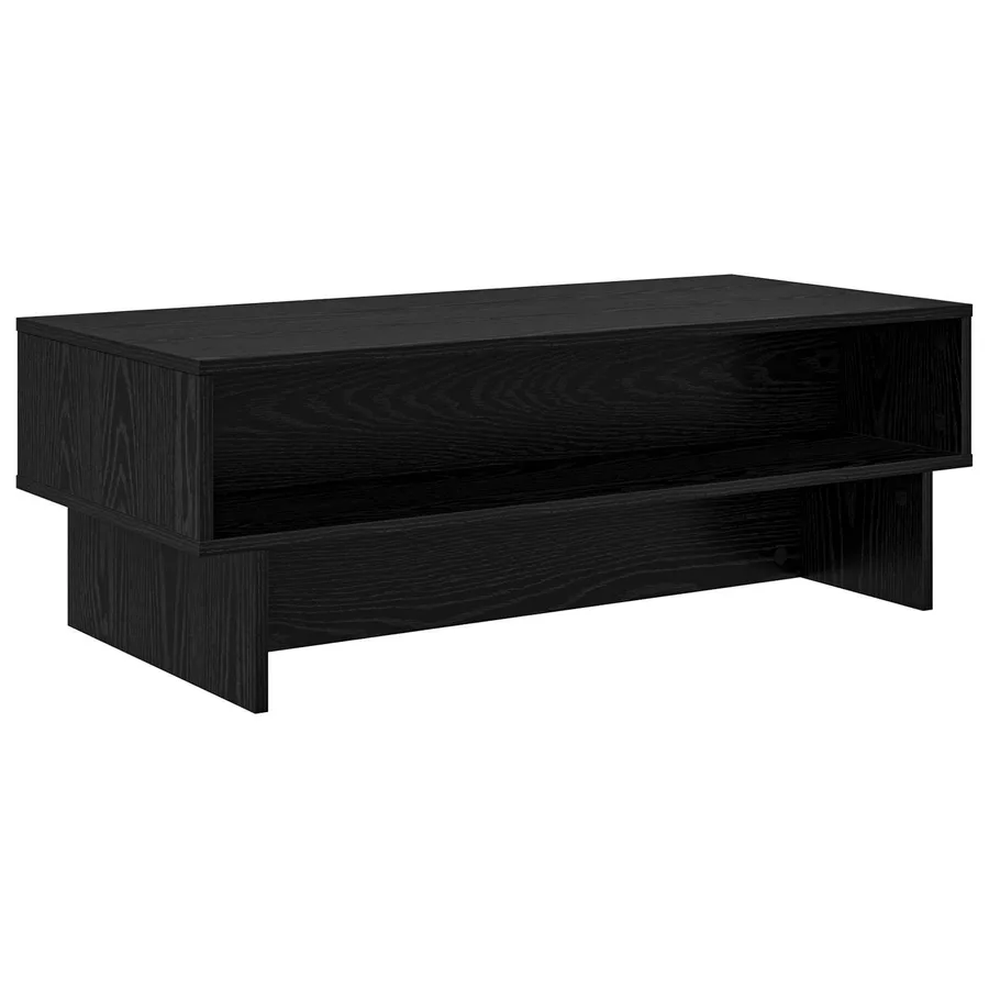 Table basse Chêne noir 100 x 46 x 35 cm Bois d'ingénierie - 7
