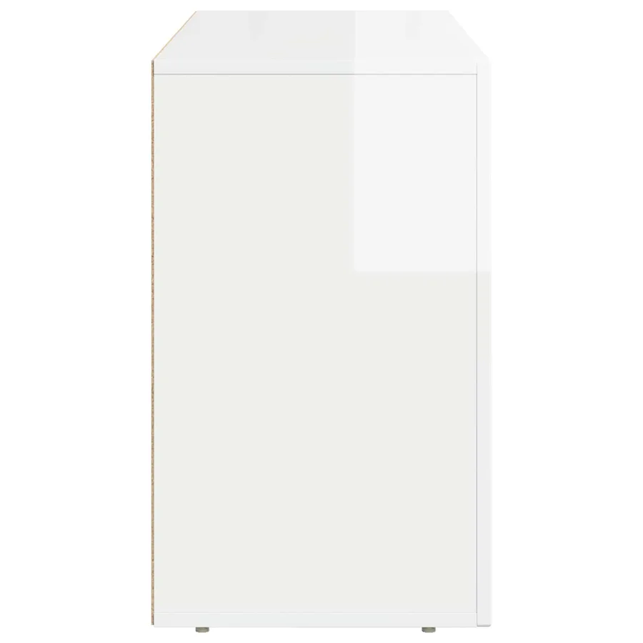 Buffet ELST Blanc brillant 100 x 35 x 59 cm Bois d'ingénierie - 7