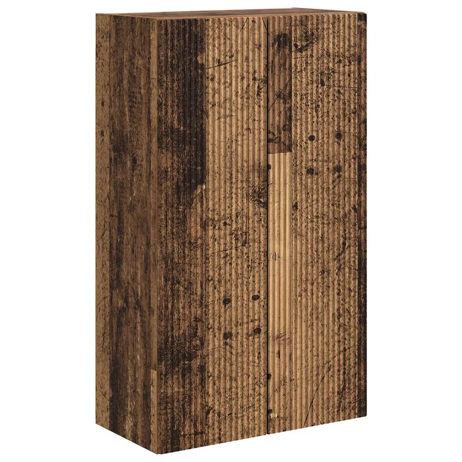 Meuble TV mural Montage mural Bois Ancien 59,5 x 31 x 100 cm - 2