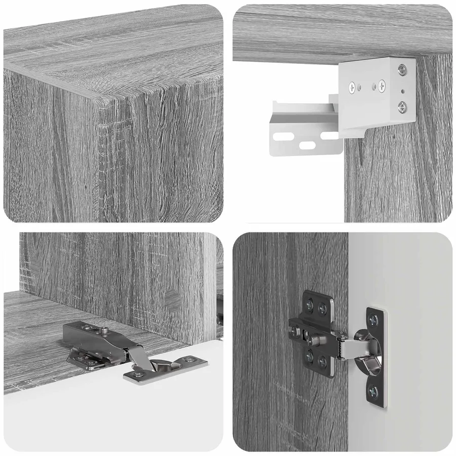 Meuble TV 8 pcs Gris Sonoma - 8