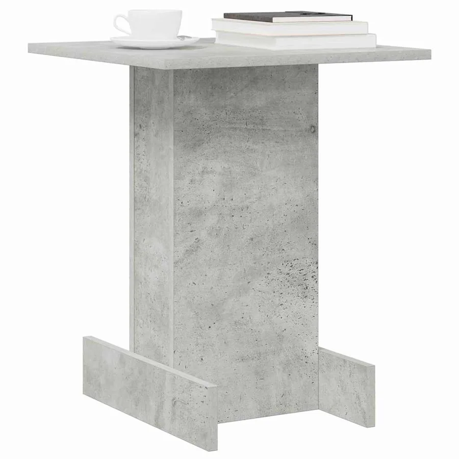 Table d'appoint Gris béton 44,5 x 45 x 55 cm Bois d'ingénierie - 3
