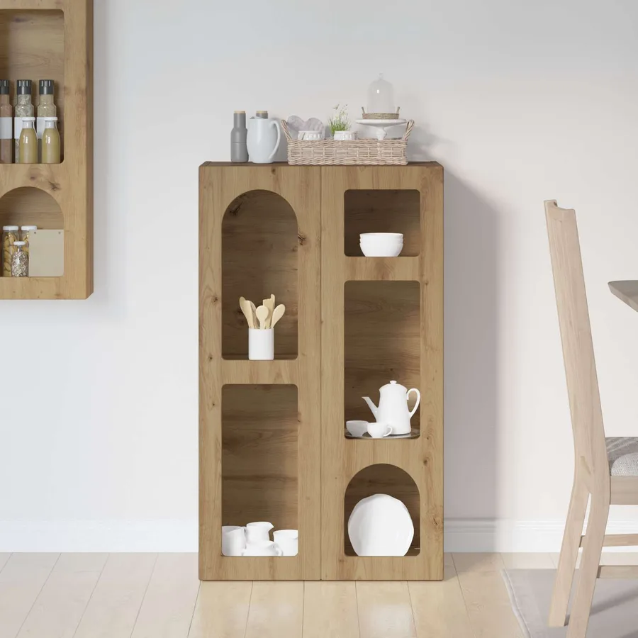 Buffet ELST Chêne artisanal 59 x 35 x 100,5 cm - 4