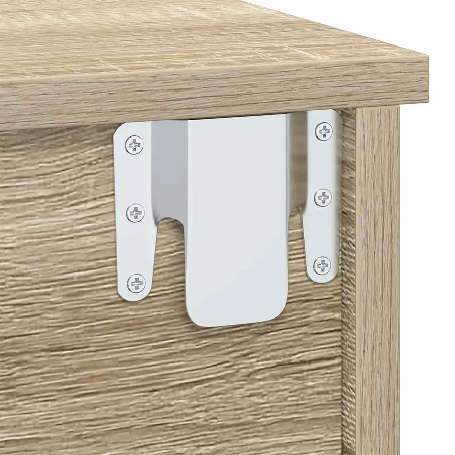 Table de chevet 2 pcs Chêne Sonoma 40 x 31 x 15 cm - 10