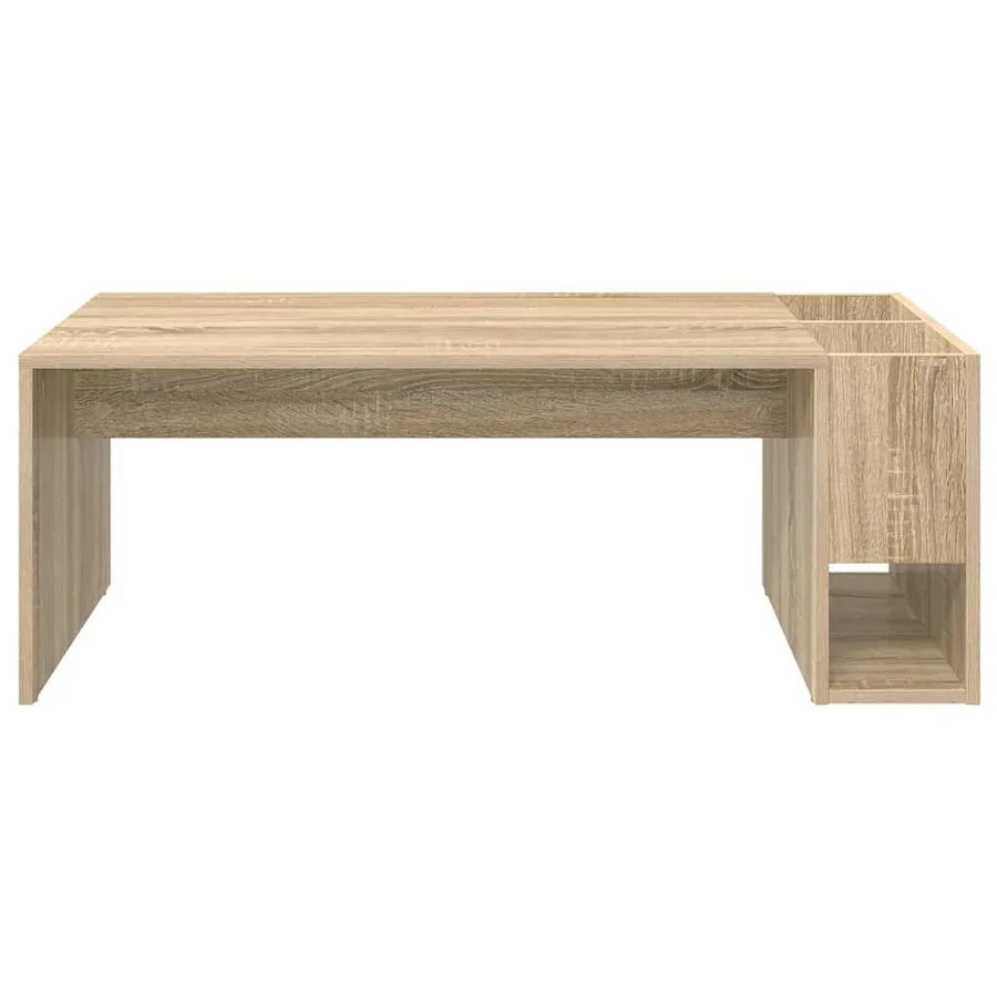 Table basse Chêne Sonoma 101,5 x 50 x 37 cm Bois d'ingénierie - 5