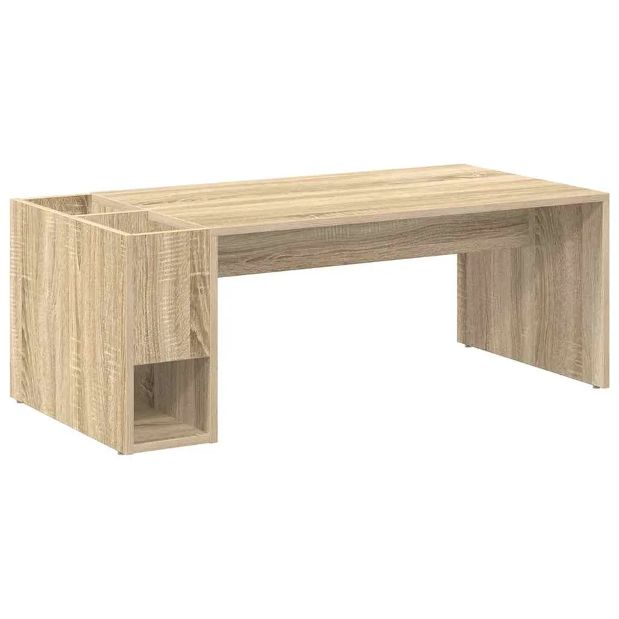 Table basse Chêne Sonoma 101,5 x 50 x 37 cm Bois d'ingénierie - 7