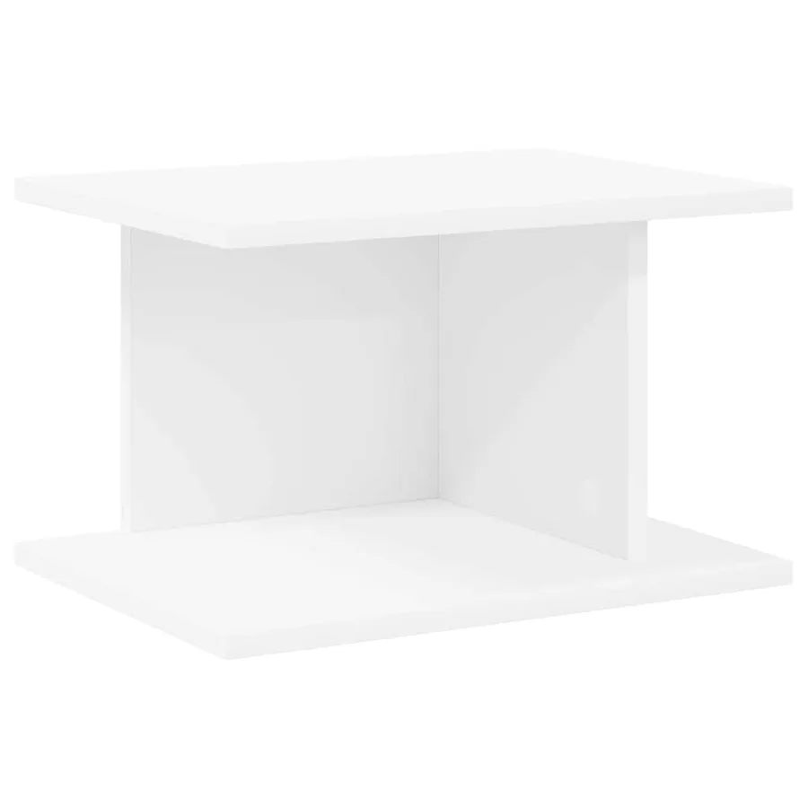 Table de chevet Blanc 40 x 30 x 25 cm Bois d'ingénierie - 2