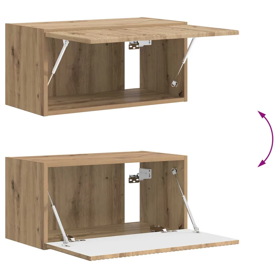 Ensemble meuble TV 6 pcs Chêne artisanal Bois d'ingénierie - 10