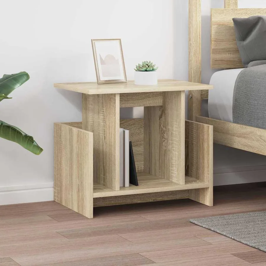 Meuble TV 2 pcs Chêne Sonoma 50 x 35 x 45 cm Bois d'ingénierie - 5
