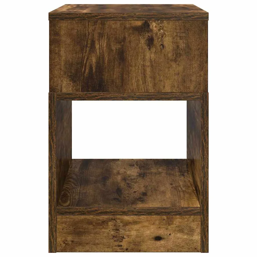 Table d'appoint Chêne fumé 30,5 x 30 x 45 cm Bois d'ingénierie - 5