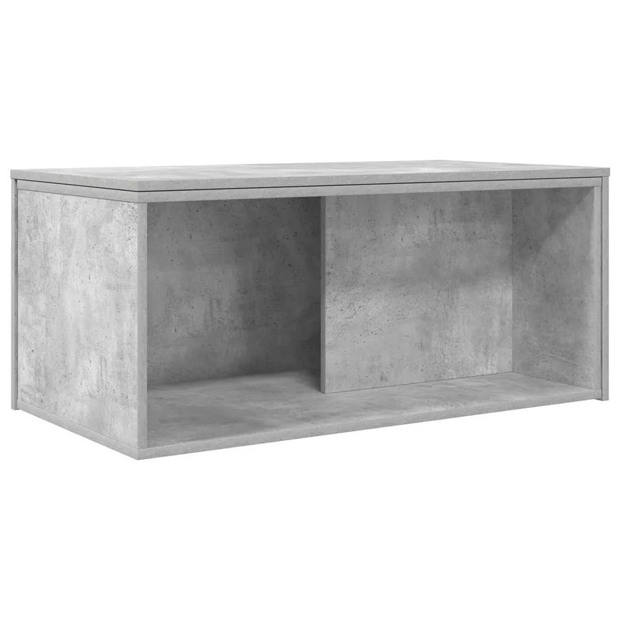 Ensemble de tables basses 2 pcs Gris béton Bois d'ingénierie - 5