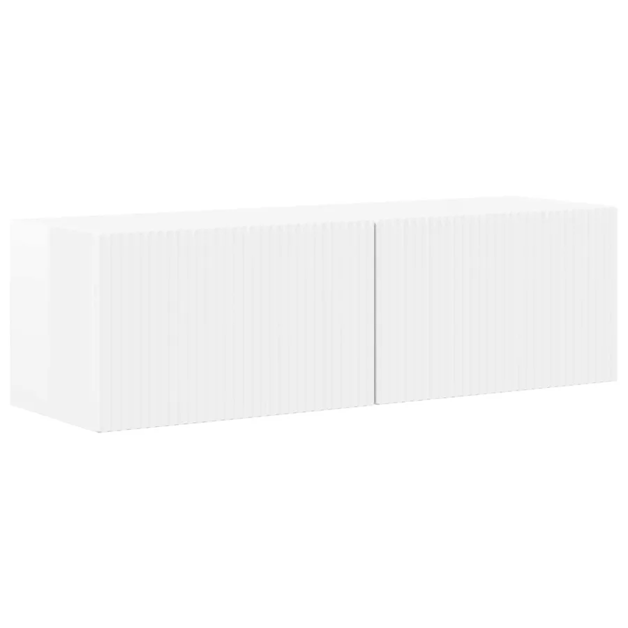 Meuble TV 5 pcs Blanc brillant - 5