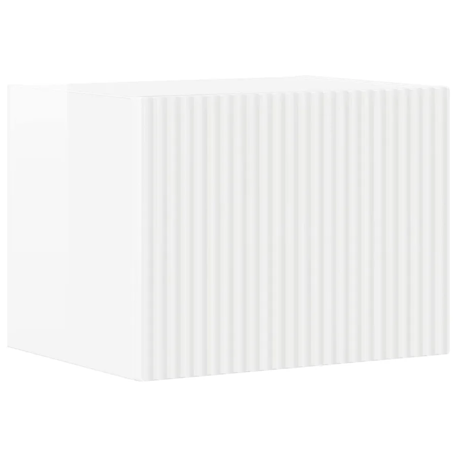 Meuble TV 5 pcs Blanc brillant - 6