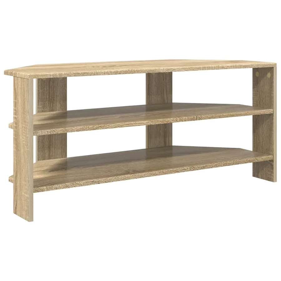 MeubleTVd'Angle Chêne Sonoma 102x40,5x45cm Bois d'ingénierie - 2