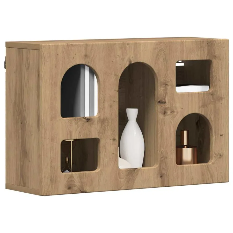 Armoire suspendue ELST Chêne artisanal 60 x 20 x 40 cm - 3