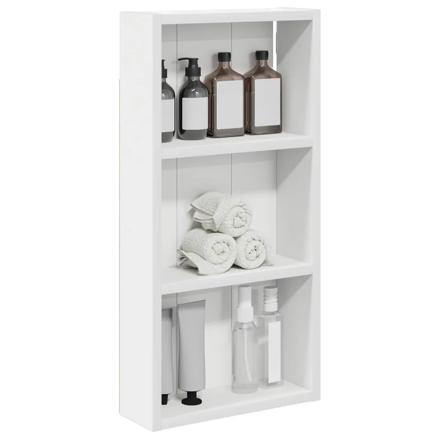Armoire murale de salle de bain Blanc 30 x 10 x 60,5 cm - 3