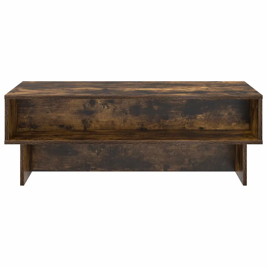 Table basse Chêne fumé 100 x 46 x 35 cm Bois d'ingénierie - 5