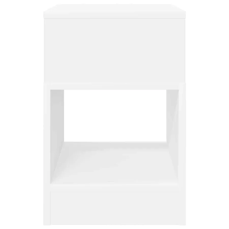 Table d'appoint 2 pcs Blanc 30,5 x 30 x 45 cm Bois d'ingénierie - 6