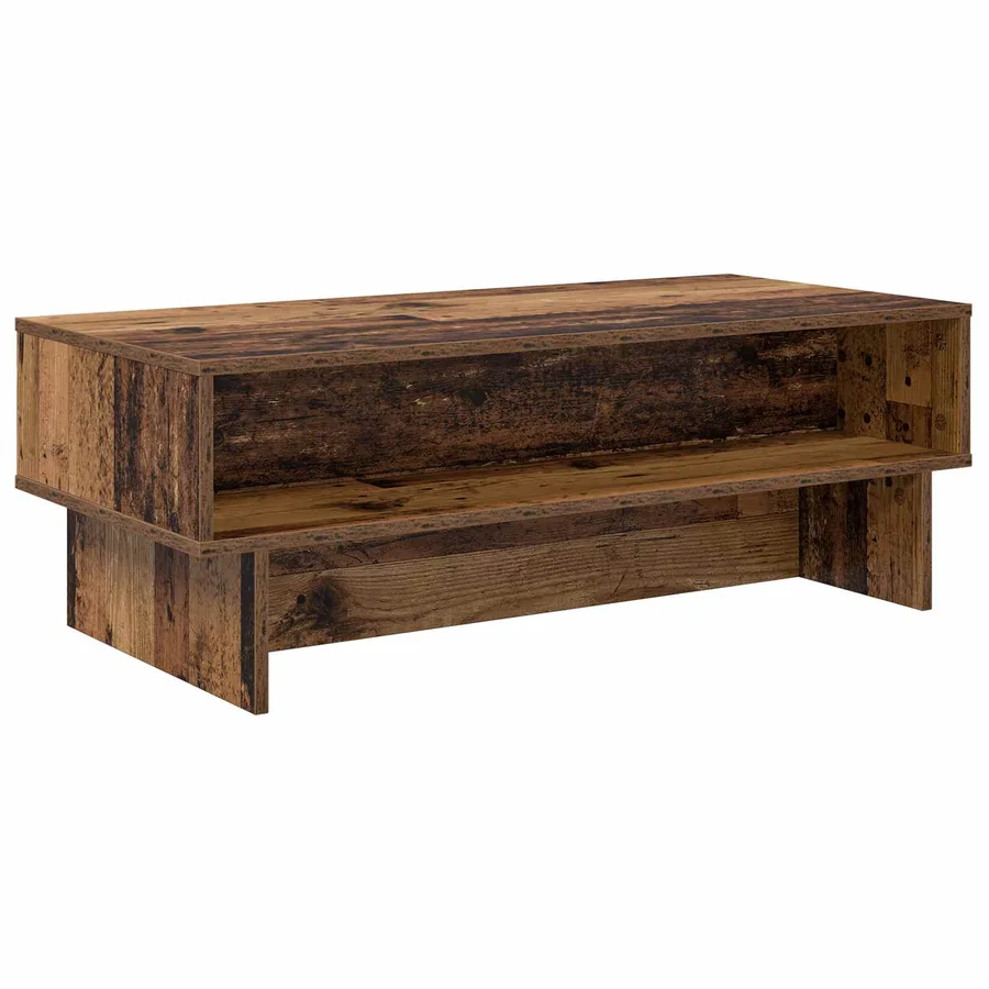 Table basse Bois ancien 100 x 46 x 35 cm Bois d'ingénierie - 2