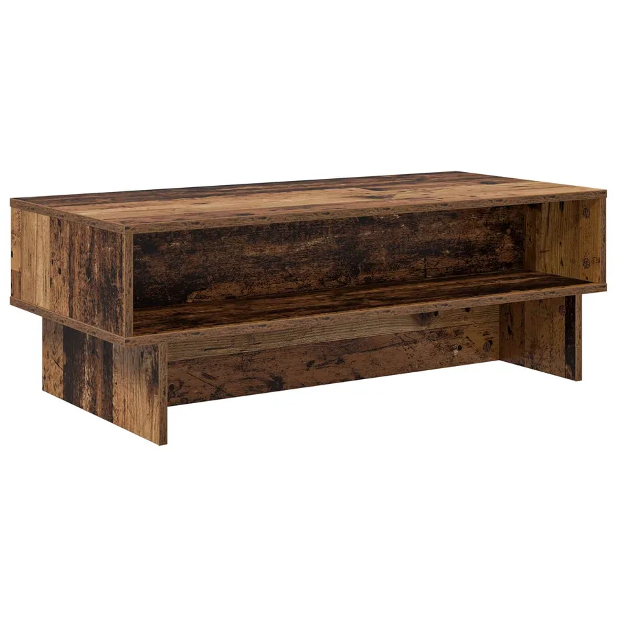 Table basse Bois ancien 100 x 46 x 35 cm Bois d'ingénierie - 7