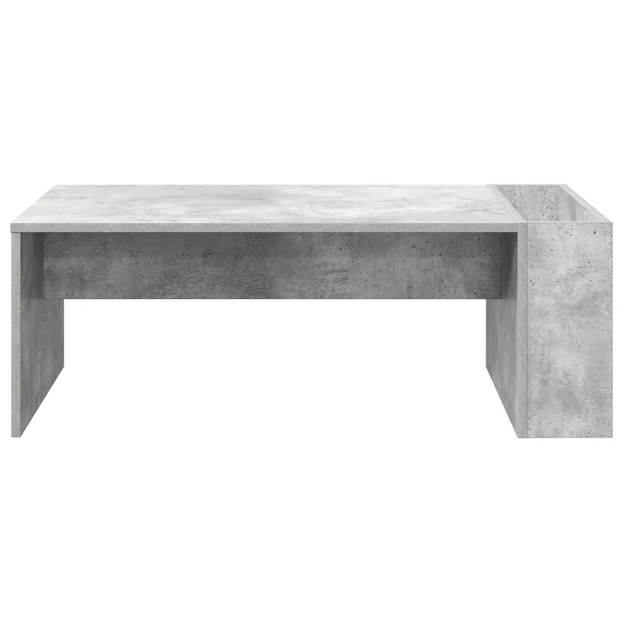 Table basse Gris béton 95 x 50 x 34 cm Bois d'ingénierie - 5
