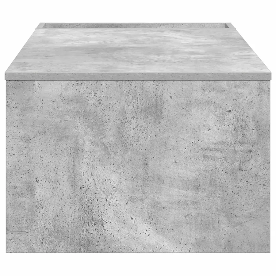 Table basse Gris béton 95 x 50 x 34 cm Bois d'ingénierie - 6