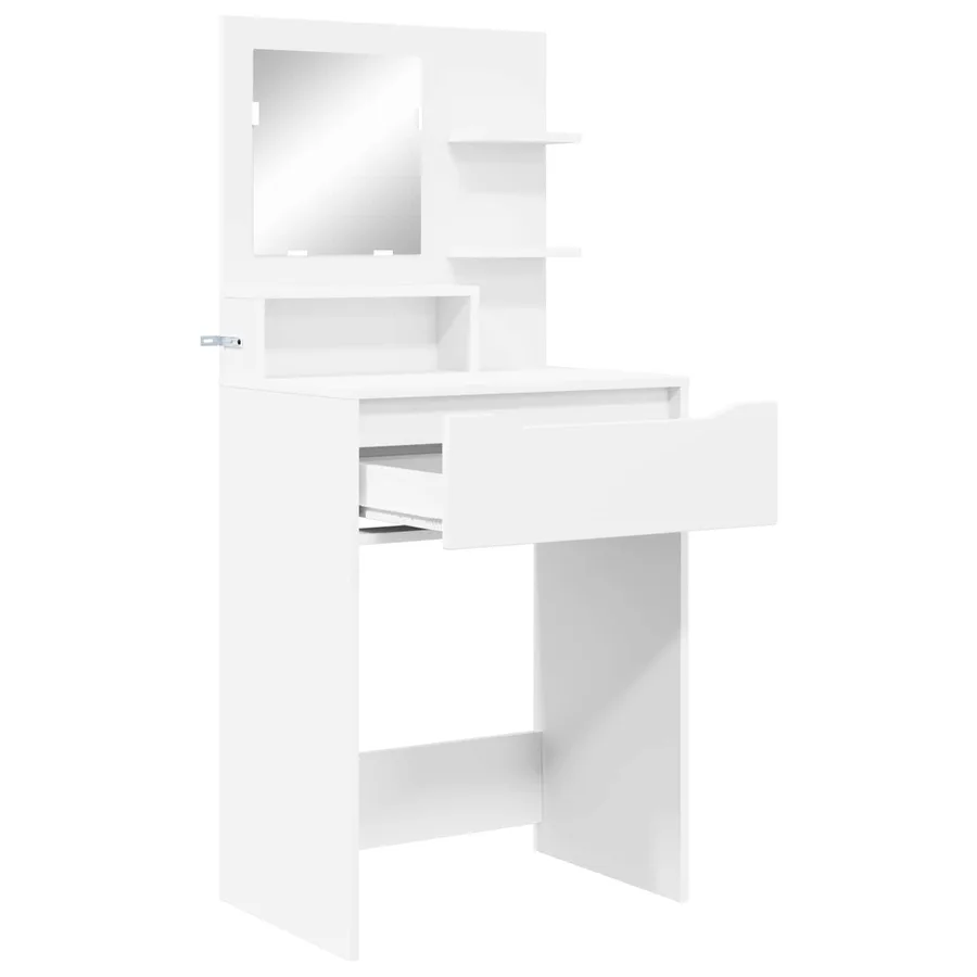 Tables de maquillage pour chambre Blanc 80 x 39,6 x 135 cm - 5