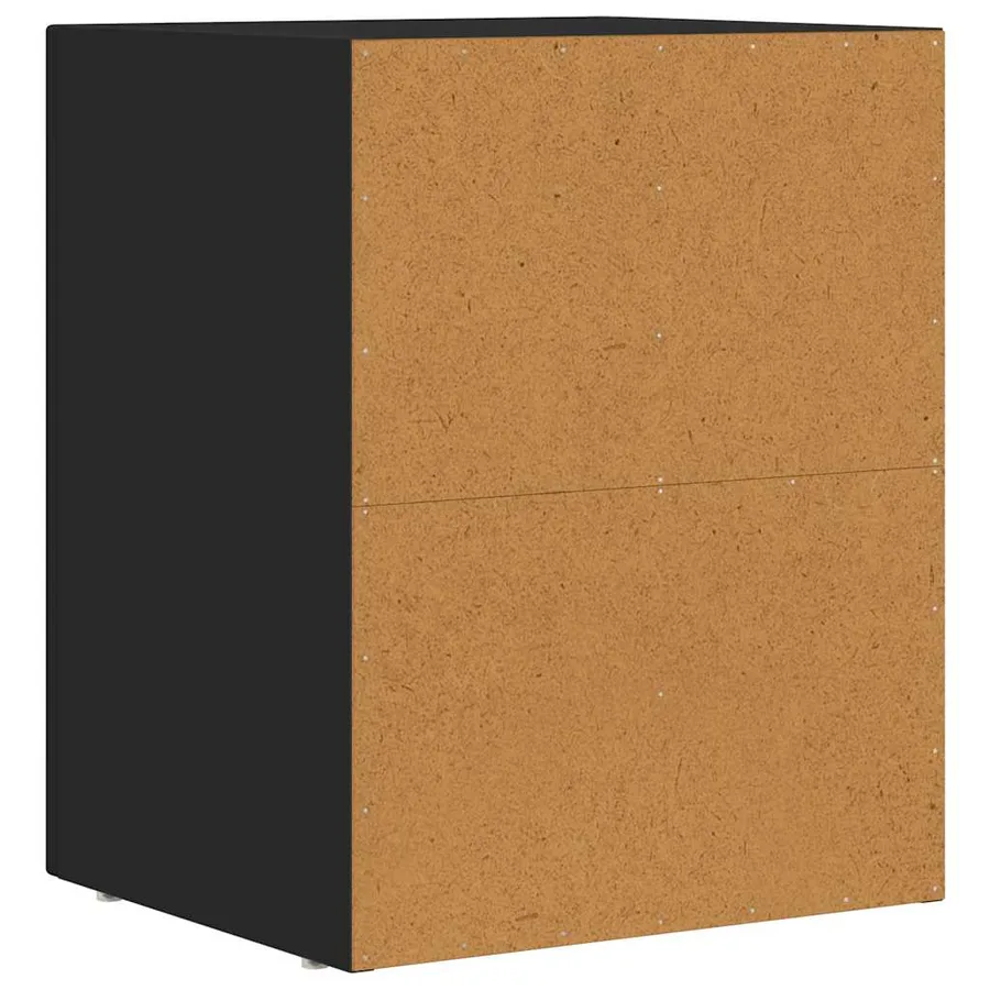 Table de chevet ELST Noir 40 x 35 x 50 cm Bois d'ingénierie - 6