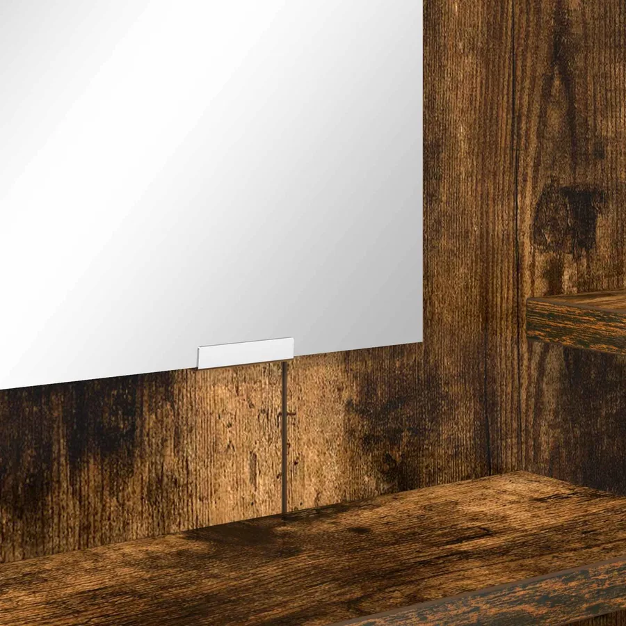 Tables de maquillage pour chambre Chêne fumé 80 x 39,6 x 135 cm - 11