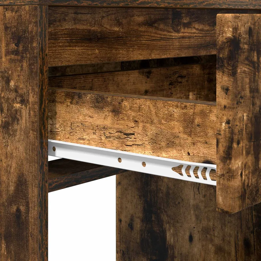 Tables de maquillage pour chambre Chêne fumé 80 x 39,6 x 135 cm - 9