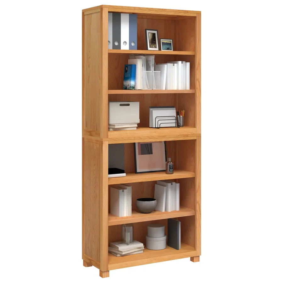 Ensemble de meubles de rangement 2 pc Naturel 80 x 35 x 185 cm - 3