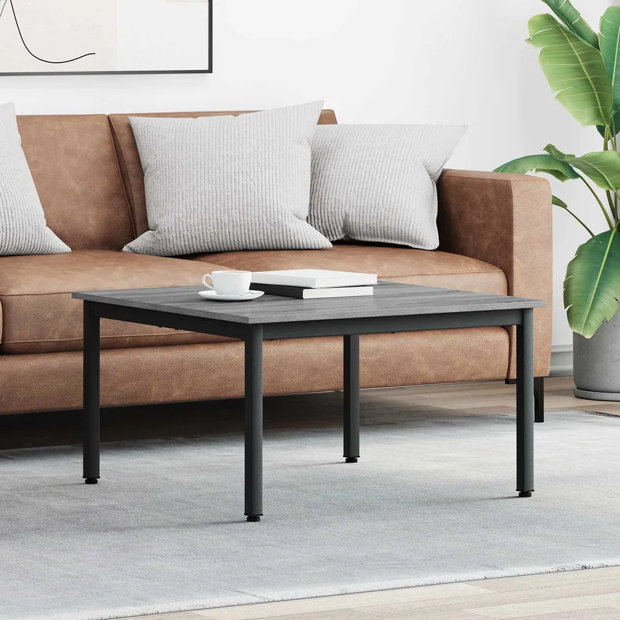 Table basse Gris Sonoma 80 x 80 x 45 cm Bois d'ingénierie