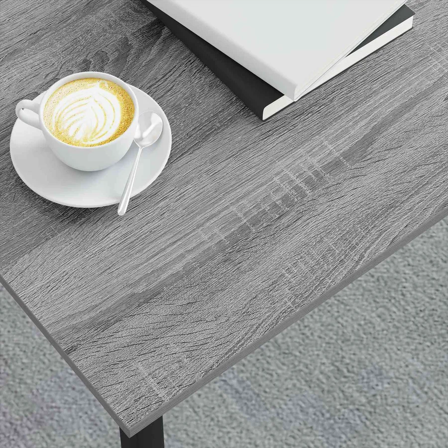 Table basse Gris Sonoma 80 x 80 x 45 cm Bois d'ingénierie - 4