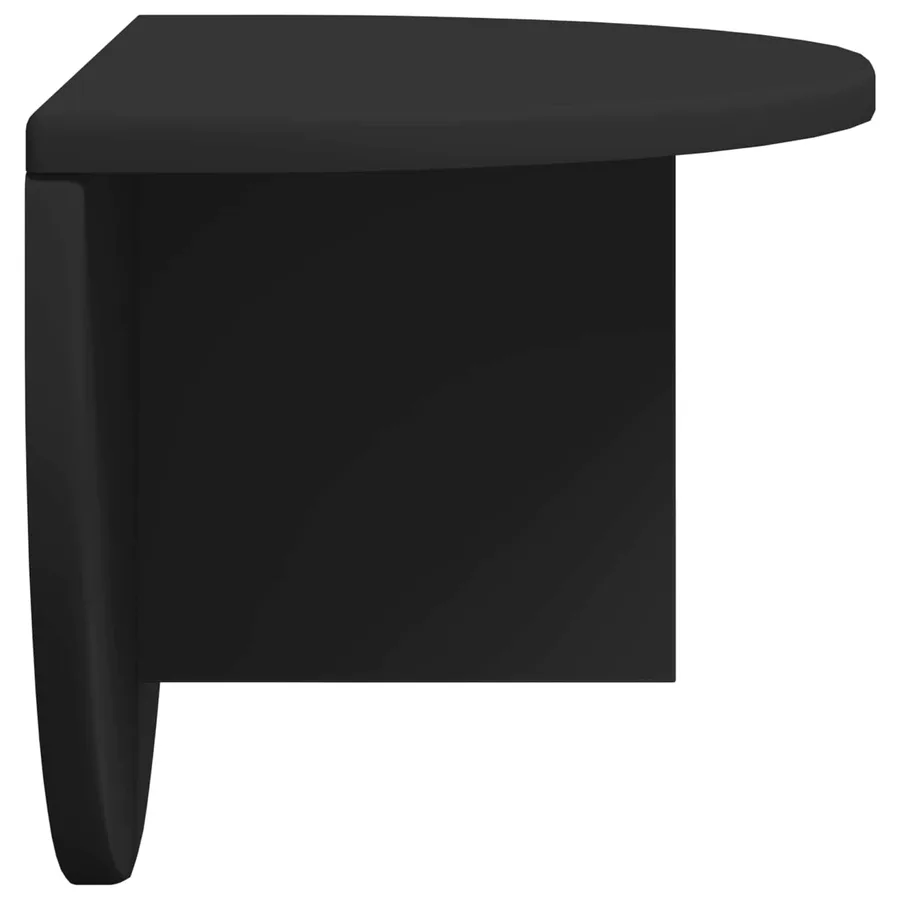 Étagère Murale Noir 48 x 24 x 24 cm Bois d'ingénierie - 6