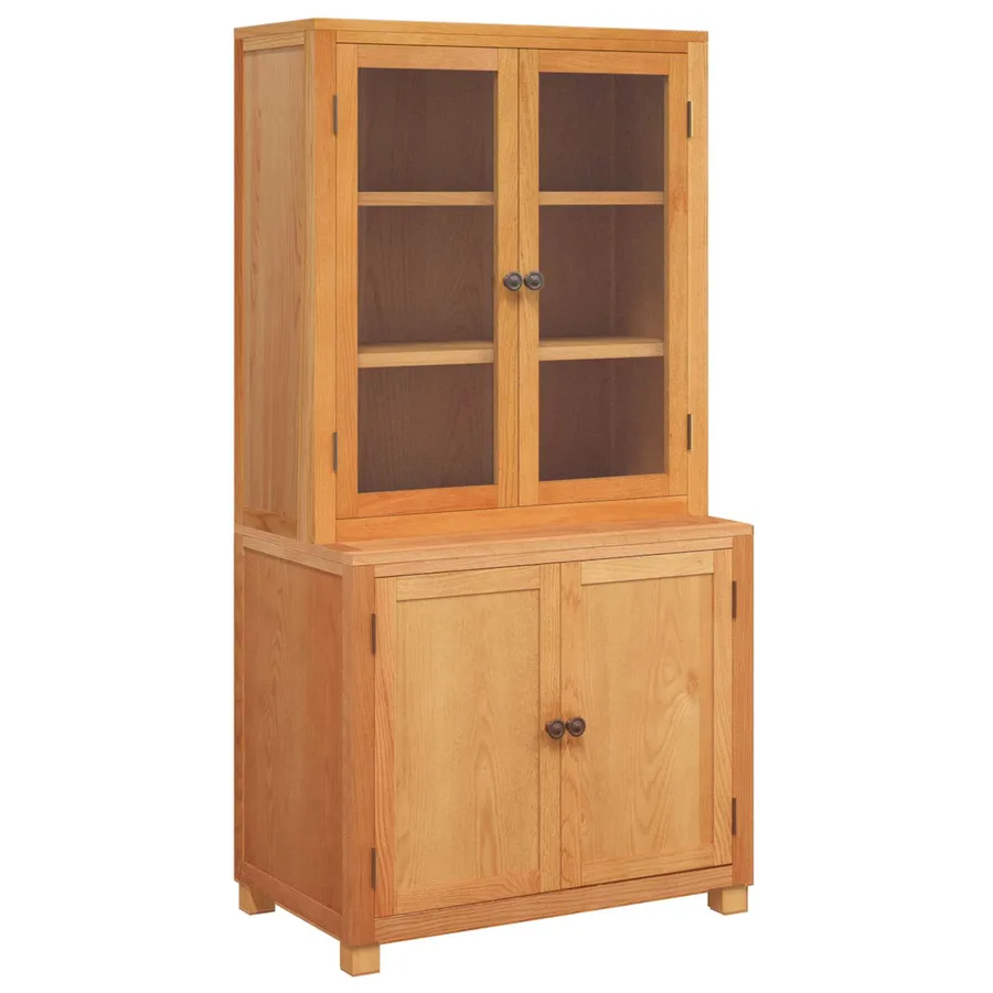 Ensemble de meubles de rangement 2 pc Marron 80 x 50 x 160 cm - 2