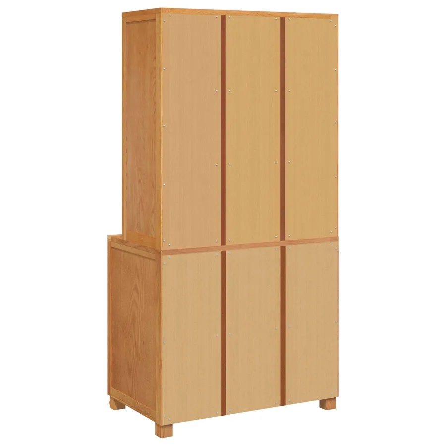 Ensemble de meubles de rangement 2 pc Marron 80 x 50 x 160 cm - 9